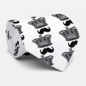 Cravate Le Roi Crown et moustache (Roulé)