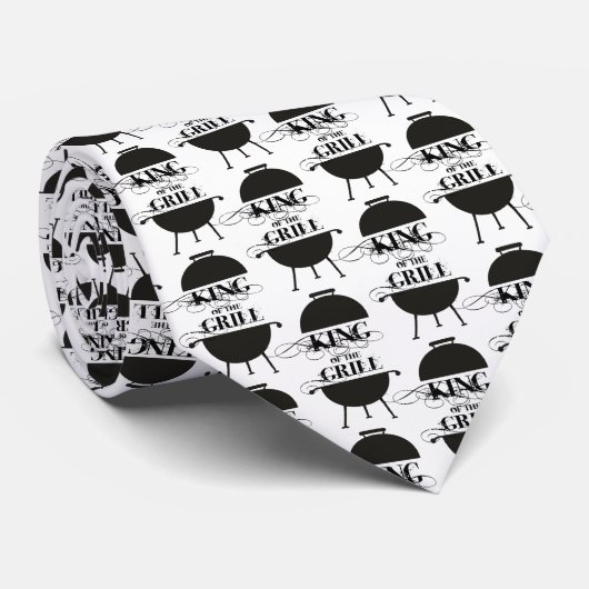 Cravate Le Roi Du Grill (Roulé)