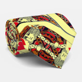 Cravate Le Roi / Elégant / Cartes (Roulé)