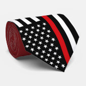 Cravate Le rouge foncé | de drapeau de style de (Roulé)