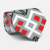 Cravate Le rouge gris de loge (Roulé)