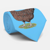 Cravate Le Sussex : Poule tachetée (Roulé)