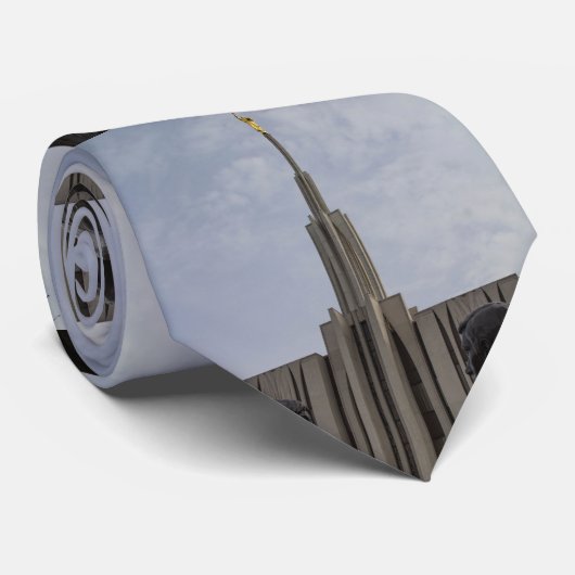 Cravate Le temple de Seattle (Roulé)
