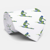 CRAVATE LE TEMPS DE SKI (Roulé)