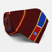 Cravate Le Tennessee barre le drapeau (Roulé)
