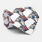 Cravate Le type de bâton de Pogo - Joyeuses roues (Roulé)