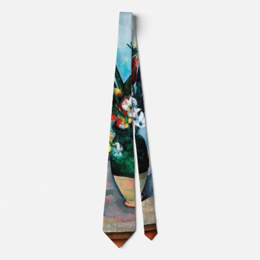 Cravate Le Vase des Tulipes, Paul Cezanne (Devant)