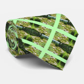 Cravate Le vert pour les hommes (Roulé)