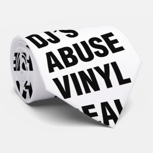 CRAVATE LE VINYLE DE LA VIOLENCE DE VÉRITABLE DJ
