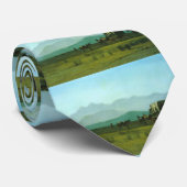 Cravate Le Wagon de l'Surveyor d'Albert Bierstadt dans les (Roulé)
