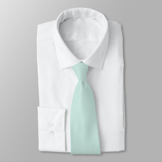Cravate LEAF – Mint Green Elegant Wedding Tie (Attaché)