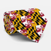 Cravate L'écharpe au drapeau du Maryland (Roulé)