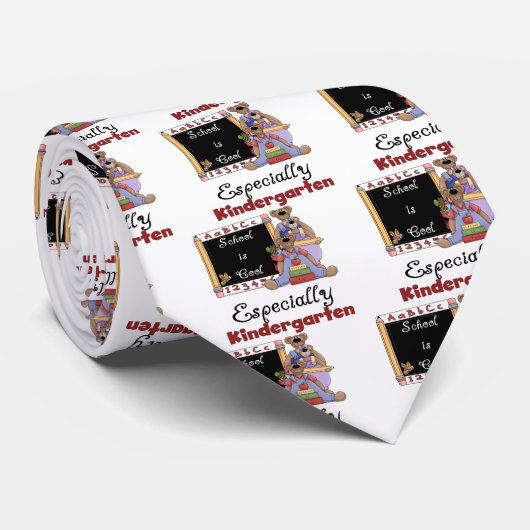 Cravate L'école est particulièrement jardin d'enfants (Roulé)