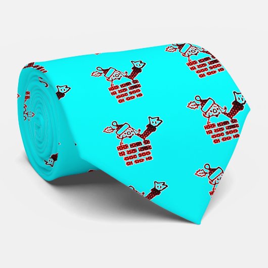 Cravate LED Père Noël (Roulé)