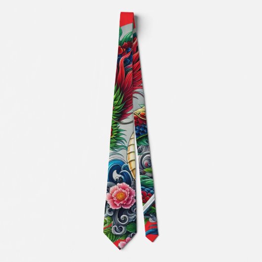 Cravate leggings de dragon chinois (Devant)