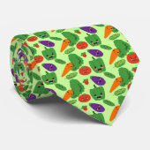 Cravate Légumes heureux (Roulé)