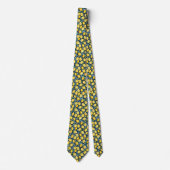 Cravate Lemon Pattern Men's Necktie  (Devant)