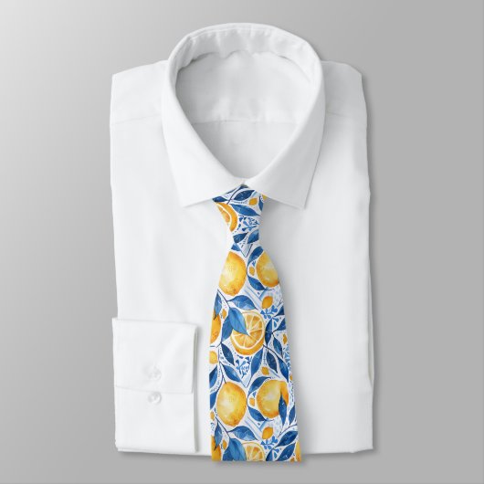 Cravate Lemon Pattern Men's Necktie  (Attaché)