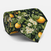 Cravate Lemon Pattern Men's Necktie  (Roulé)