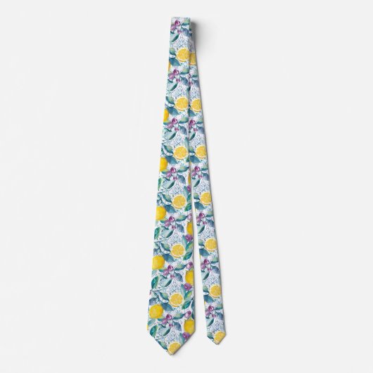 Cravate Lemon Pattern Men's Necktie  (Devant)