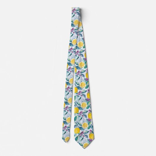 Cravate Lemon Pattern Men's Necktie  (Dos)