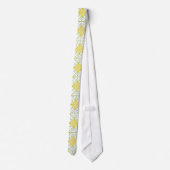 Cravate Lemon Watercolor Painting Pattern (Dos)