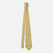 Cravate Lemon with Navy Stars Pattern Tie (Dos)