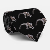 Cravate Lémur à queue (Roulé)