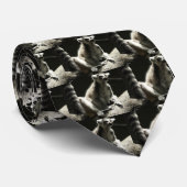 Cravate lémur de ringtail (Roulé)