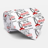 Cravate L'enfant le plus courageux je connais le diabète (Roulé)