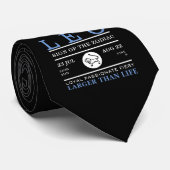 Cravate Leo Sign of the Zodiac, astrologie (Roulé)