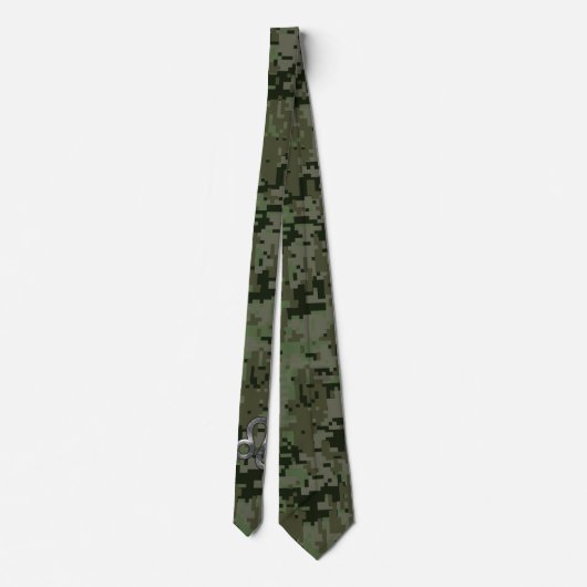 Cravate Léo Zodiac Connexion Olive Green Camo numérique (Dos)