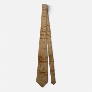 Cravate Leonardo, Codex Atlantique - Les architectes