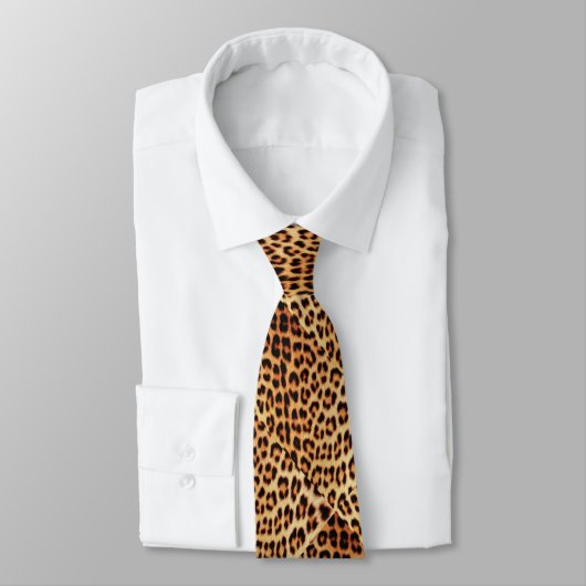 Cravate Leopard (Attaché)