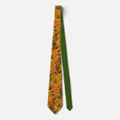 CRAVATE LEOPARD ANIMAL GOLD SPOTTÉ (Devant)