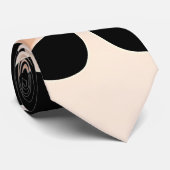 Cravate  léopard Beige Floral moderne Mosaïque Motif (Roulé)