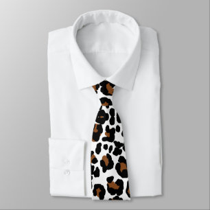 Cravate Leopard Big Cat Fur Motif Imprimer