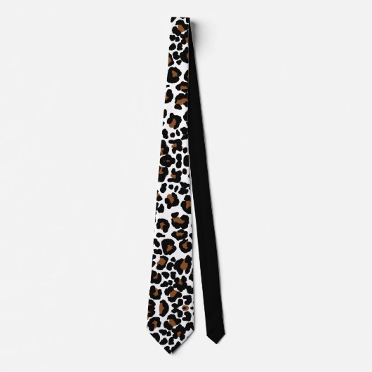 Cravate Leopard Big Cat Fur Motif Imprimer (Devant)