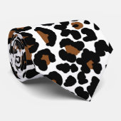 Cravate Leopard Big Cat Fur Motif Imprimer (Roulé)