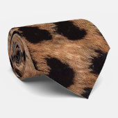 Cravate Leopard Cheetah Animal Print Girly Modern Trendy T (Roulé)