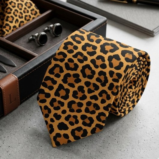 Cravate Leopard / Cheetah Print