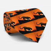 Cravate Leopard dans l'arbre (Roulé)