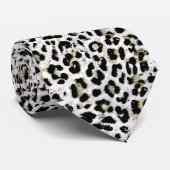Cravate Leopard - imprimé tacheté animal (Roulé)