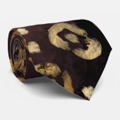 Cravate Leopard Peinture Series Design 7 (Roulé)