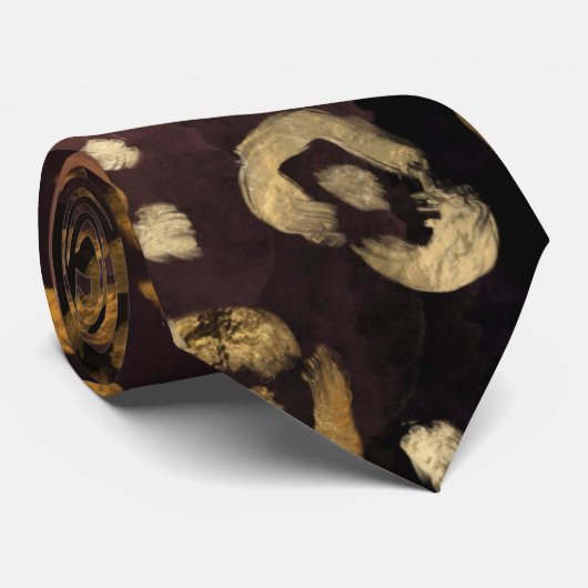 Cravate Leopard Peinture Series Design 7 (Roulé)