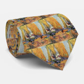 Cravate Les Alyscamps (Cimetière) de Vincent van Gogh (Roulé)