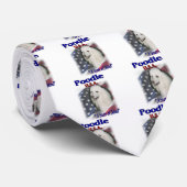 Cravate Les Amateurs De Poodles Cadeaux (Roulé)