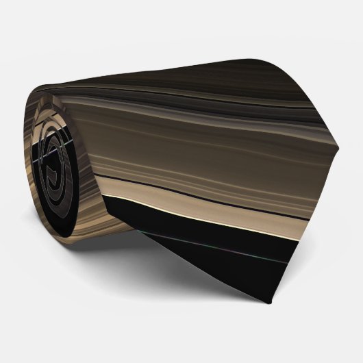 CRAVATE LES ANNEAUX DE SATURN COUVERT TIE (Roulé)