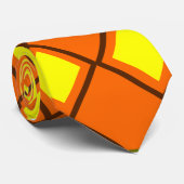 Cravate les années 70 Arlequin (Roulé)