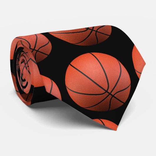Cravate Les basket-balls modèlent des cadeaux de sport de (Roulé)